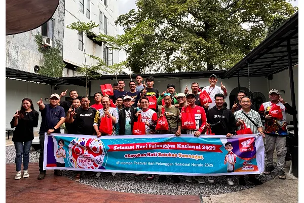 Honda DAW Apresiasi Konsumen di Hari Pelanggan Nasional, Beri Kejutan hingga Touring Komunitas