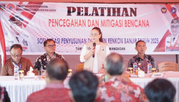 Vanda Sarundajang Buka Pelatihan Pencegahan dan Mitigasi Bencana