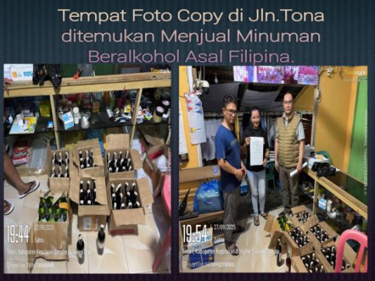 Satnarkoba Bongkar Peredaran Cap Tikus dan Miras Filipina Tanpa Izin