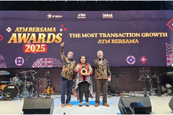 ATM Bersama Award 2025: BRI Bawa Pulang Dua Penghargaan Bergengsi