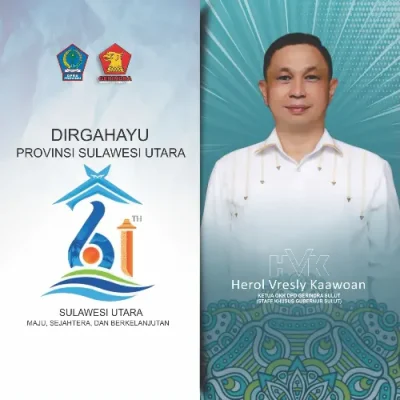 Herol Vresly Kaawoan: Momentum HUT ke-61 Sulut untuk Maju dan Sejahtera