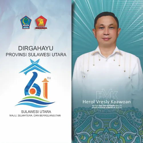 Herol Vresly Kaawoan: Momentum HUT ke-61 Sulut untuk Maju dan Sejahtera
