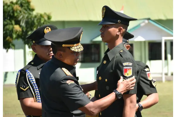 Pangdam XIII/Merdeka Resmi Lantik 318 Bintara TNI AD TA 2025