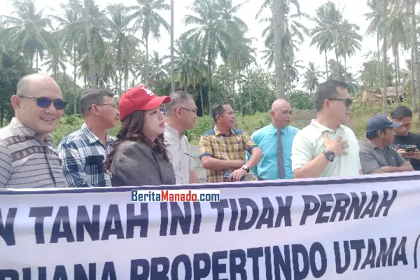 Kehadiran Legislatif Minahasa Tak Berefek, Pemagaran Tetap Berlanjut di Tanah Sengketa Sea