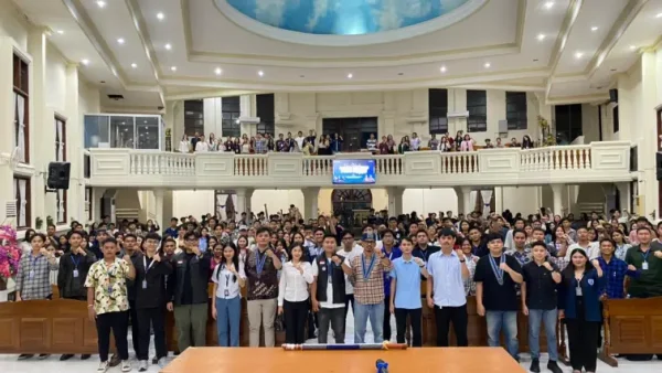 Ratusan Mahasiswa Ikut Maper GMKI Manado, Dibekali Semangat Melayani di Tiga Medan Layan 9 Ratusan Mahasiswa Ikut Maper GMKI Manado, Dibekali Semangat Melayani di Tiga Medan Layan