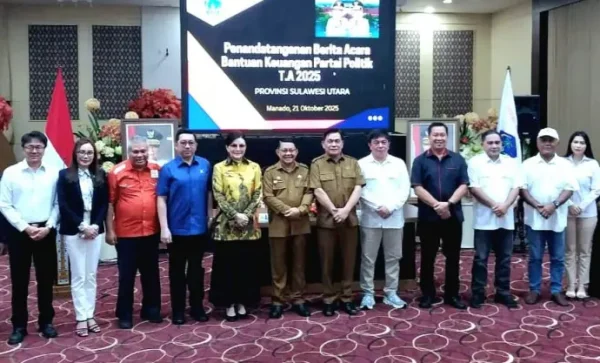 Gubernur Yulius Selvanus dan Wagub Victor Mailangkay Dorong Politik Beretika: Dana Parpol Rp1,7 Miliar Jadi Bukti Demokrasi Sehat di Sulut 8 Gubernur Yulius Selvanus dan Wagub Victor Mailangkay Dorong Politik Beretika: Dana Parpol Rp1,7 Miliar Jadi Bukti Demokrasi Sehat di Sulut