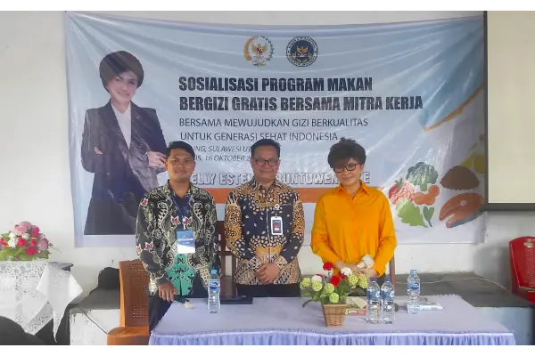 Sosialisasi Gencar di Bitung, Kolaborasi Jadi Kunci Kelancaran MBG Disemua Daerah