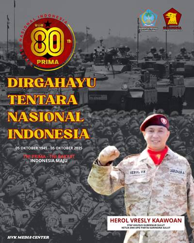 Herol Vresly Kaawoan: TNI Tetap Garda Terdepan Menjaga NKRI