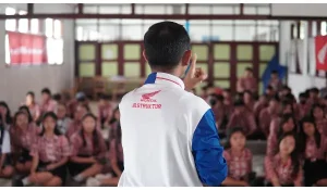 Dari Sekolah ke Jalan Raya, Honda Tebarkan Semangat Aman Berkendara