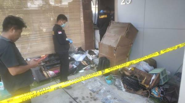 Tim Labfor Polda Sulut Temukan Barang Diduga Pemicu Kebakaran Maut di Holland Village