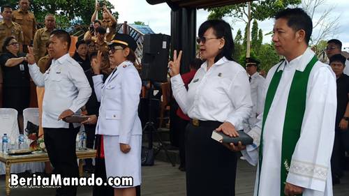 Bupati Robby Dondokambey Lantik Pejabat Eselon III dan IV, Ini Nama-namanya