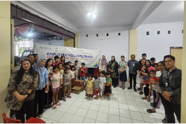 BPJS Ketenagakerjaan Manado Berbagi Sembako di Panti Asuhan Bakti Kasih Karunia