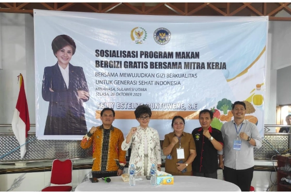 Warga Desa Passo Sambut Antusias Program Makan Bergizi Gratis dari DPR RI dan BGN