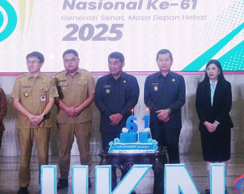 Gubernur Yulius Selvanus Serukan Gerakan Hidup Sehat di HKN ke-61