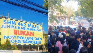 Ratusan Massa Masih Kepung Eks Corner 52 Manado