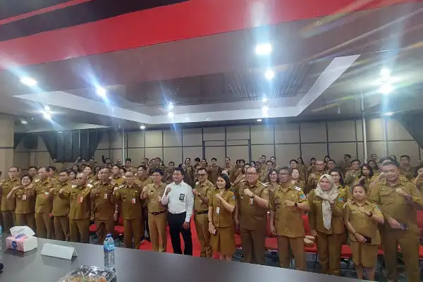 BKAD Minut Sosialisasikan Pedoman APBD 2026, Novly Wowiling Tegaskan Fokus Ekonomi Jadi Prioritas Joune - Kevin