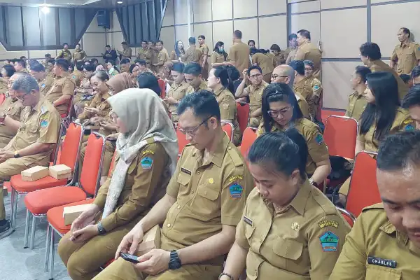 BKAD Minut Sosialisasikan Pedoman APBD 2026, Novly Wowiling Tegaskan Fokus Ekonomi Jadi Prioritas Joune - Kevin
