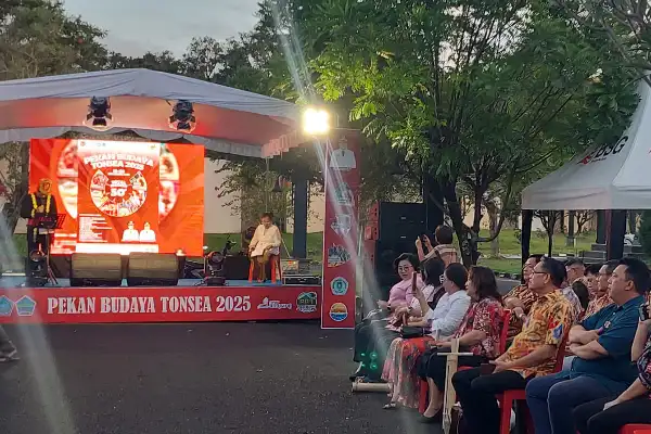 Tiga Pesan Bupati Joune Ganda di Pembukaan Pekan Budaya Tonsea 2025