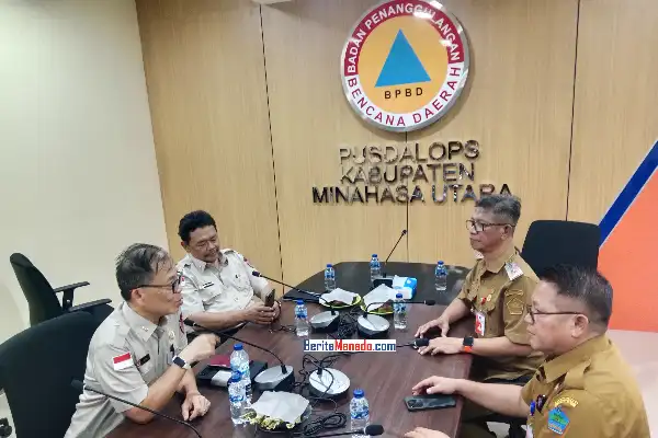 Leadership Bupati Joune Ganda Diapresiasi BNPB: Pusdalops PB Minut Siap Jadi Contoh Nasional