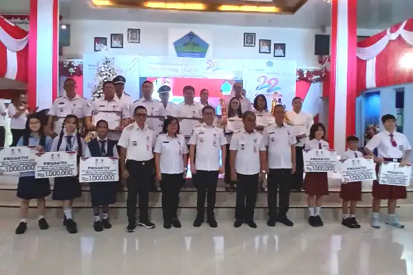 Beasiswa, Penghargaan, dan Disiplin OPD Jadi Sorotan Peringatan HUT Minut