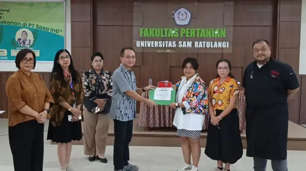 Sasa Inti “Bongkar Rahasia” Praktik ESG di Industri Pangan, Mahasiswa Faperta Unsrat Antusias!