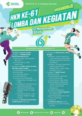 RSUP Kandou Semarakkan HKN: Bukan Sekadar Lomba, Tapi Ajang Pembuktian Pelayanan Terbaik! 8 RSUP Kandou Semarakkan HKN: Bukan Sekadar Lomba, Tapi Ajang Pembuktian Pelayanan Terbaik!
