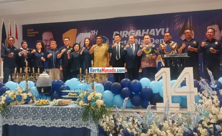 Hadiri HUT Partai NasDem, Yulius Selvanus Bongkar Rahasia Perjalanan Politiknya Jadi Orang Nomor Satu Sulut 