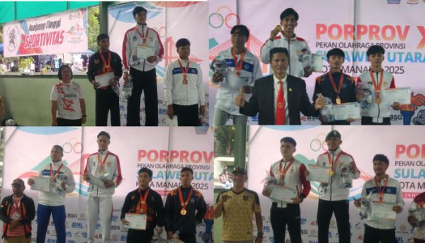 Kota Manado Raih Juara Umum Pencak Silat di Porprov XII Sulut, Berikut Perolehan Tiap Kontingen
