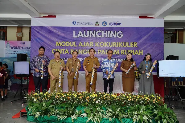 Anak Tomohon Belajar Cinta dan Paham Rupiah Lewat Modul Ajar Baru dari BI Sulut
