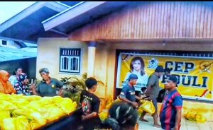 Christiany Eugenia Paruntu Salurkan Bantuan Bagi Warga Terdampak Banjir di Bolmong