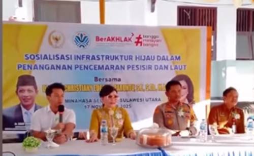 Christiany Eugenia Paruntu Gaungkan Infrastruktur Hijau di Amurang, Dorong Sinergi Jaga Lingkungan Pesisir