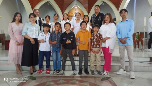 Tim Kolintang SD Katolik Santa Monica Langowan Siap Ikuti Lomba LP3KD Sulut 2025