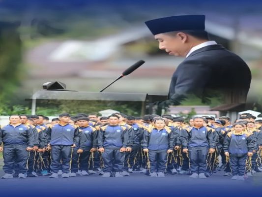 Semangat Pahlawan Menyala di Sangihe: Upacara Hari Pahlawan Disatukan dengan Pelepasan Kontingen Porprov