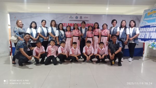 Tim Kolintang SD Katolik Santa Monica Langowan Sukses Tampil Perdana di Pesparani Katolik 2025