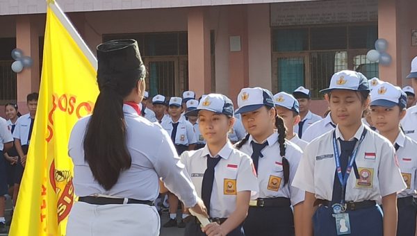 Agasya Panggabean Pimpin OSIS SMP Frater Don Bosco Tomohon