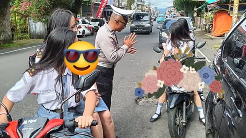 Dengan Cara Ini, AIPDA Junesta Sembiring Edukasi Tertib Lalu Lintas