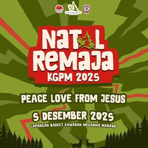 Natal Remaja KGPM 2025: Semangat Pelayanan dan Sukacita Damai Kristus di Megamas Manado