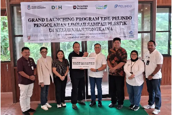 Pelindo Regional 4 Manado dan Komunitas TAKE Kerja Sama Program Pengolahan Sampah di Tongkaina