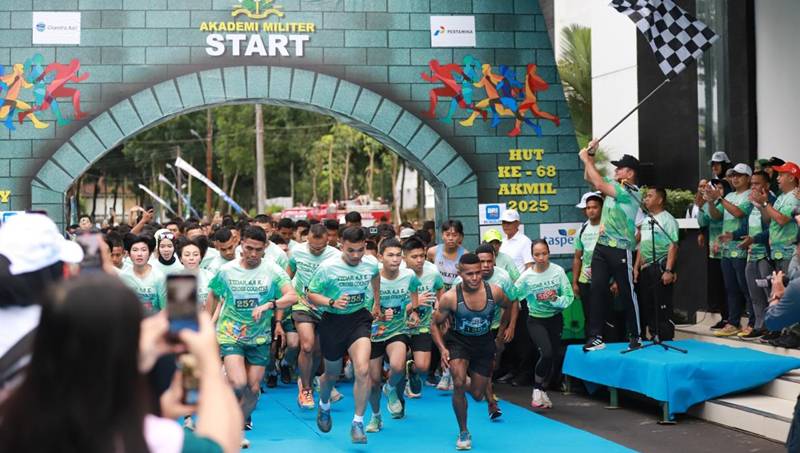 Lomba Tidar Cross Country Semarakkan HUT ke-68 Akademi Militer