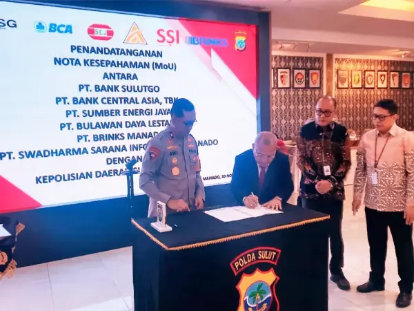Polda Sulut Gandeng Bank SulutGo Tingkatkan Pengamanan Transaksi Perbankan