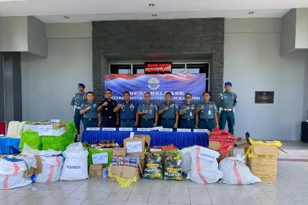 Bea Cukai dan TNI AL Gagalkan Penyelundupan Barang Ilegal Senilai Rp1 Miliar di Manado