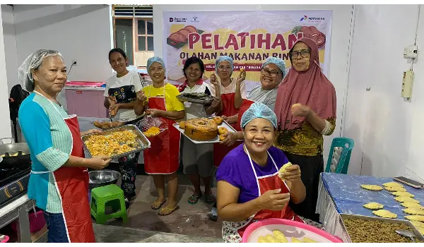 Dari Dapur Jadi Peluang Usaha, Pertamina IT Bitung Bangkitkan Kreativitas Perempuan Lewat Kuliner Lokal