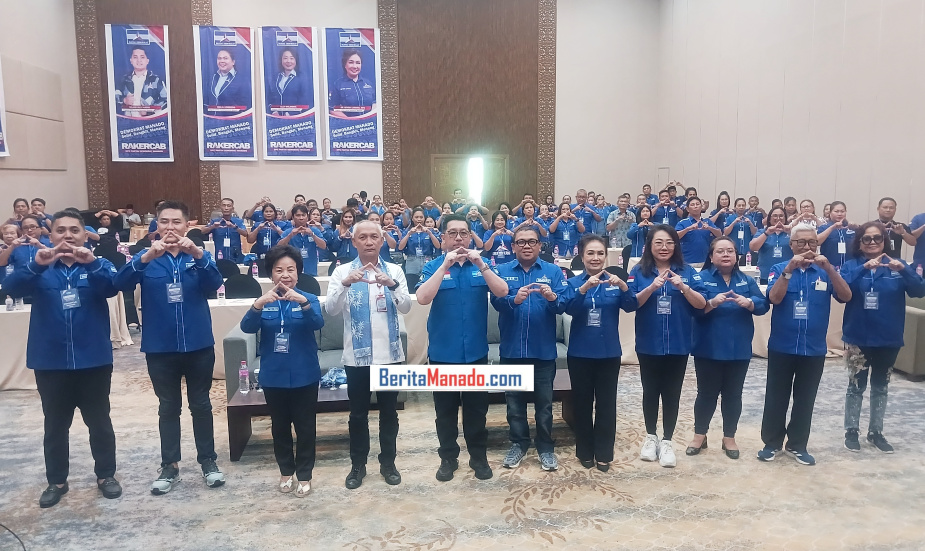 DPC Partai Demokrat Kota Manado Gelar Rakercab dan Pendidikan Politik, Tegaskan Arah Partai yang Pro Rakyat