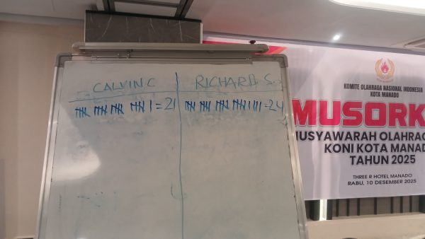 Sah! Richard Sualang Terpilih Ketua KONI Manado