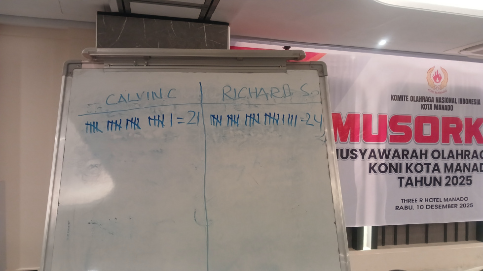 Sah! Richard Sualang Terpilih Ketua KONI Manado