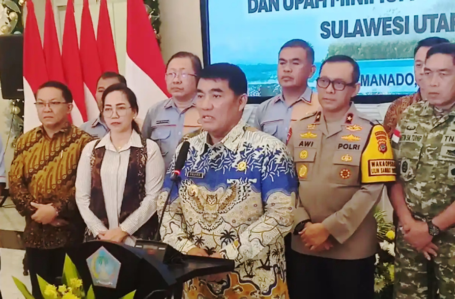 UMP Sulut 2026 Resmi Tembus Rp4 Juta, Gubernur Yulius: Pengusaha Wajib Patuh