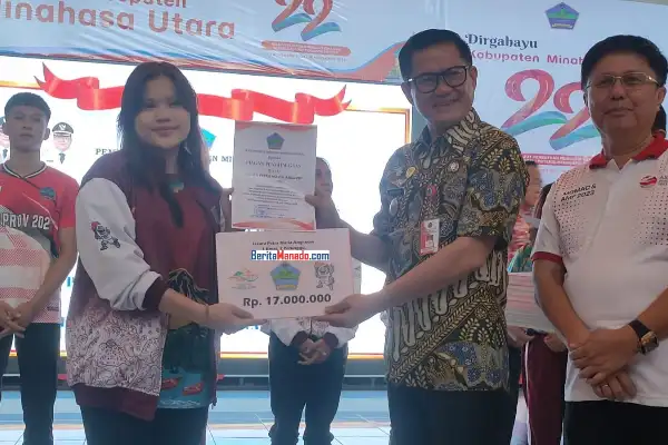 Joune Ganda Serahkan Bonus untuk Atlet Berprestasi: Tanpa Potongan, Langsung ke Rekening