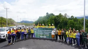 Peduli Kehidupan Lingkar Tambang: MSM-TTN Rampungkan Pengaspalan Ruas Jalan Likupang-Girian