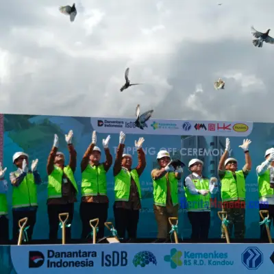 Topping Off Gedung Pusat Kanker RSUP Kandou: Wamenkes Benjamin Targetkan Rampung Juni 2026 3 Topping Off Gedung Pusat Kanker RSUP Kandou: Wamenkes Benjamin Targetkan Rampung Juni 2026