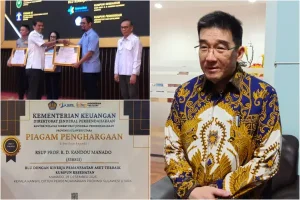 BLU Terbaik di Rumpun Kesehatan, RSUP Kandou Raih Penghargaan Kinerja Pemanfaatan Aset dari Kemenkeu
